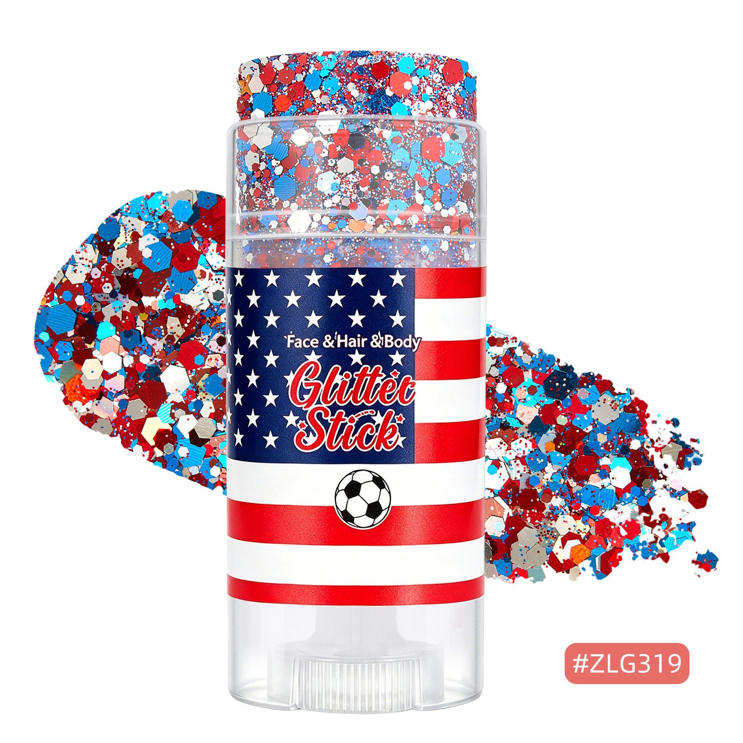 Sequin glue sticks, concert music festival glitter film beauty tools, facial makeup for sports matches, parties, and photo props.