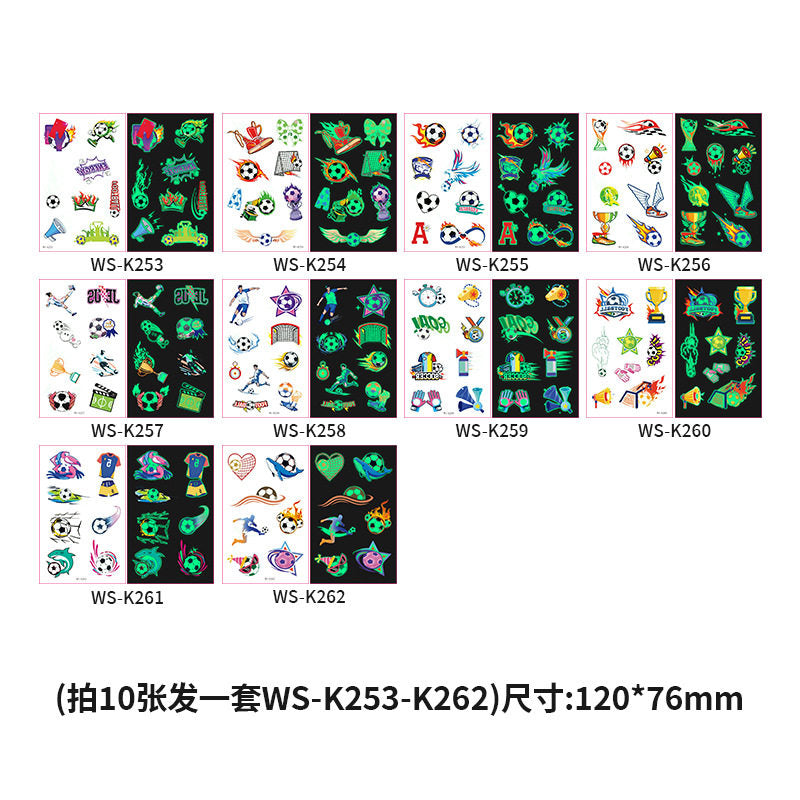 Tattoo stickers for the US, Canada, Mexico World Cup football rugby tournament, America's Cup face paper, waterproof sweat-resistant hair 10 sheets.