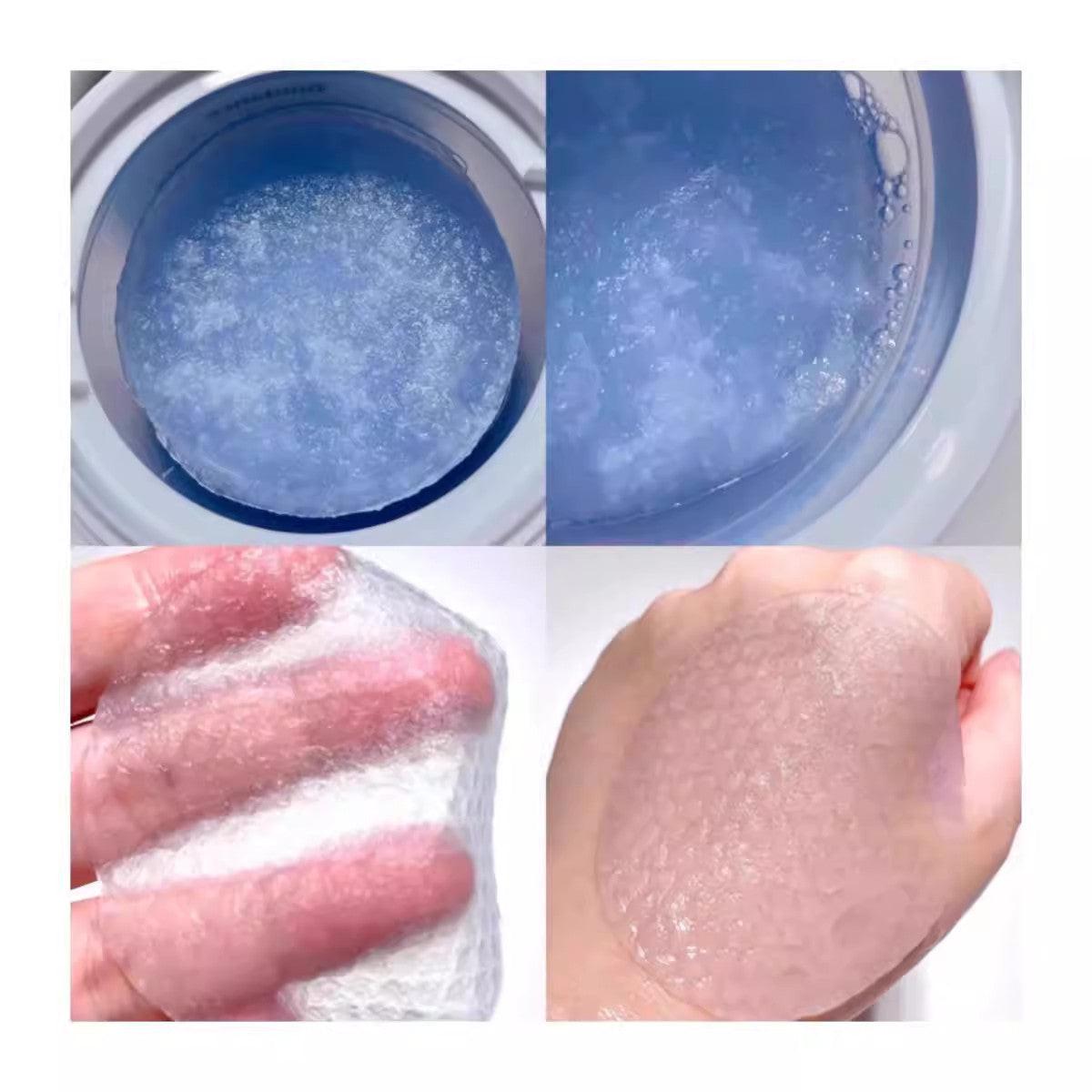 Korean Biodance Collagen Cotton Pads, Gel Moisturizing Serum, Apply to the face before makeup, moisturize, soothe and shrink pores.