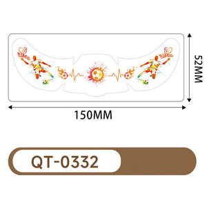 Five stickers for the US, Canada, and Mexico World Cup tattoo stickers, football match support freckles, face stickers, sweat-proof party makeup stickers, and more.
