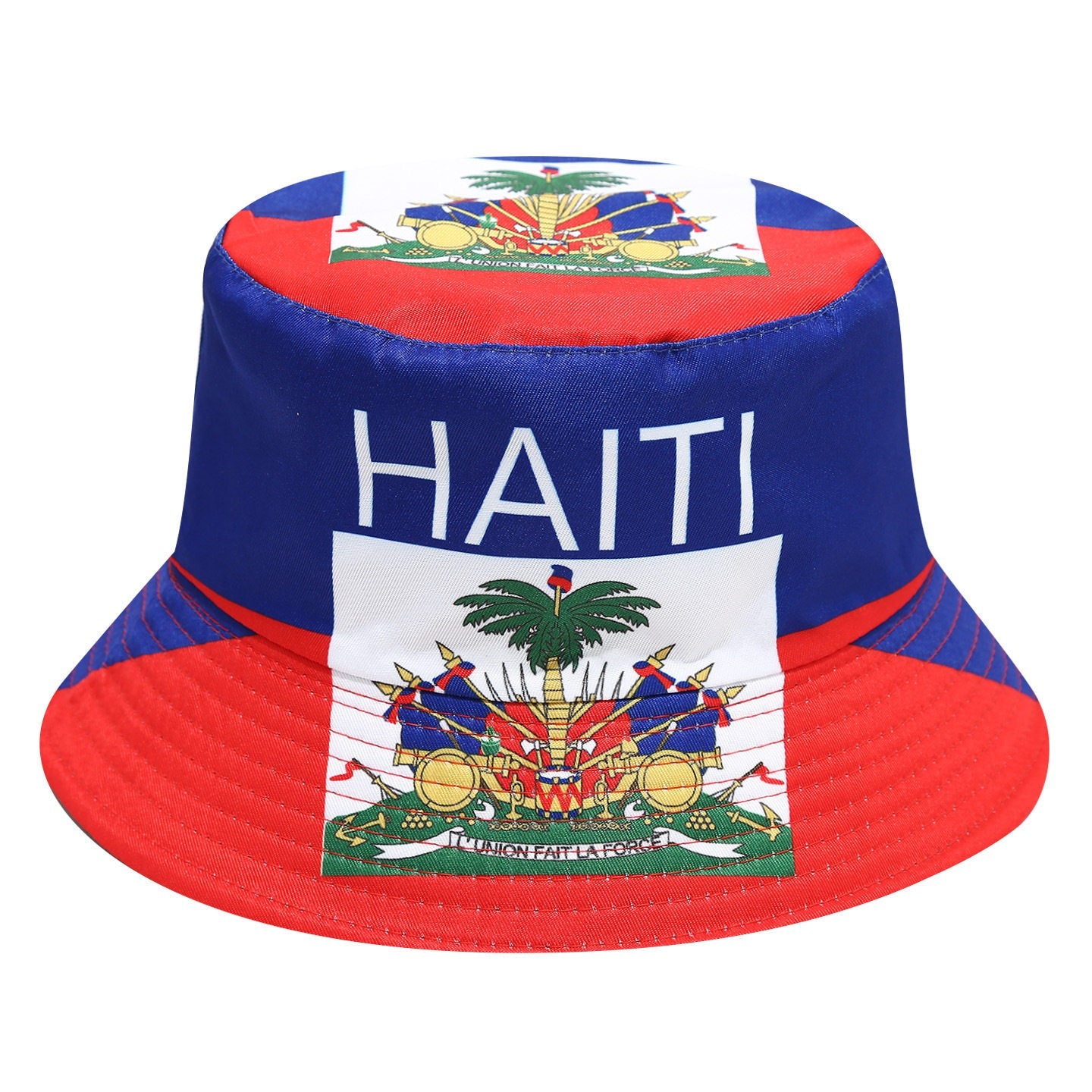 قبعة Bucket Hat بتصميم أعلام الدول لمشجعي كأس العالم.