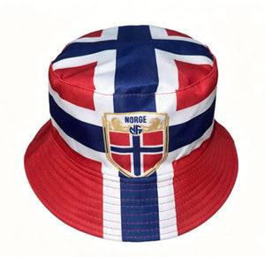 قبعة Bucket Hat بتصميم أعلام الدول لمشجعي كأس العالم.