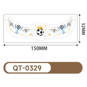 Five stickers for the US, Canada, and Mexico World Cup tattoo stickers, football match support freckles, face stickers, sweat-proof party makeup stickers, and more.