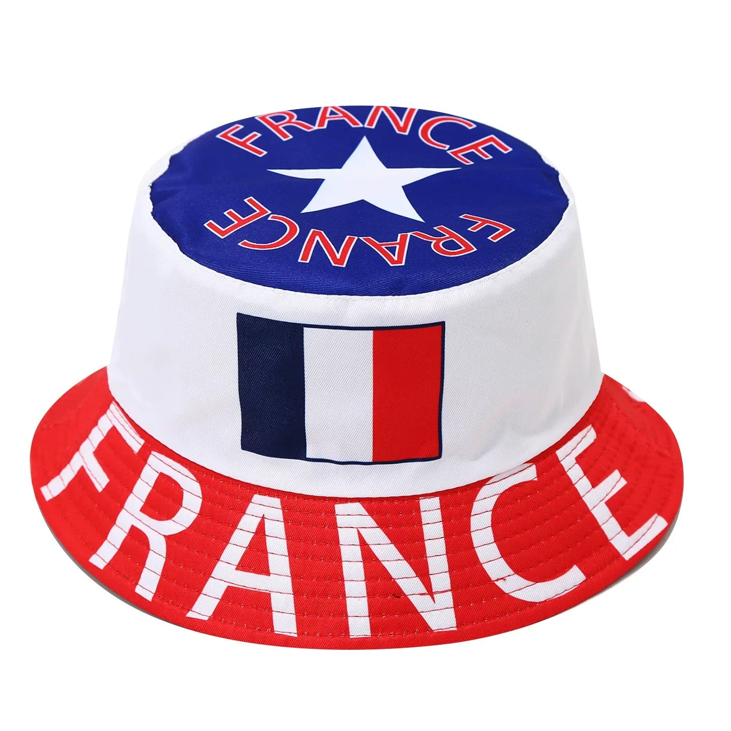 قبعة Bucket Hat بتصميم أعلام الدول لمشجعي كأس العالم.