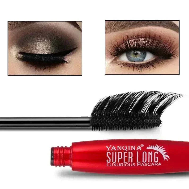4D Silk Fiber Lash Mascara waterproof smudge-proof mascara with extreme volume and lengthening effect