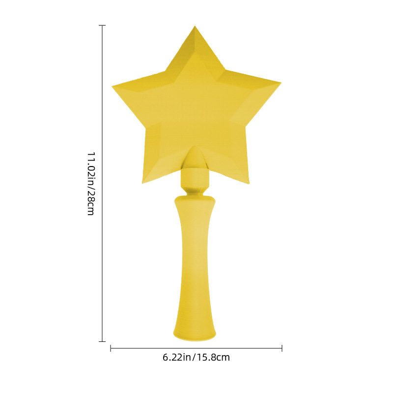 HalloKltty payment stick, star magic wand, 3D printed creative cartoon card holder, transit card swipe fairy wand.