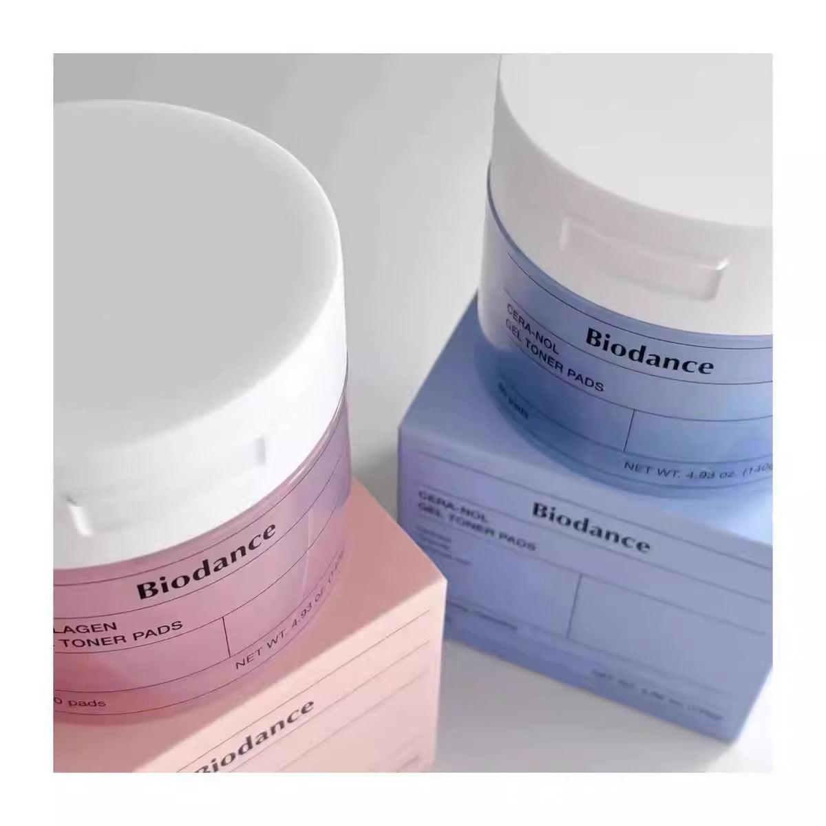 Korean Biodance Collagen Cotton Pads, Gel Moisturizing Serum, Apply to the face before makeup, moisturize, soothe and shrink pores.