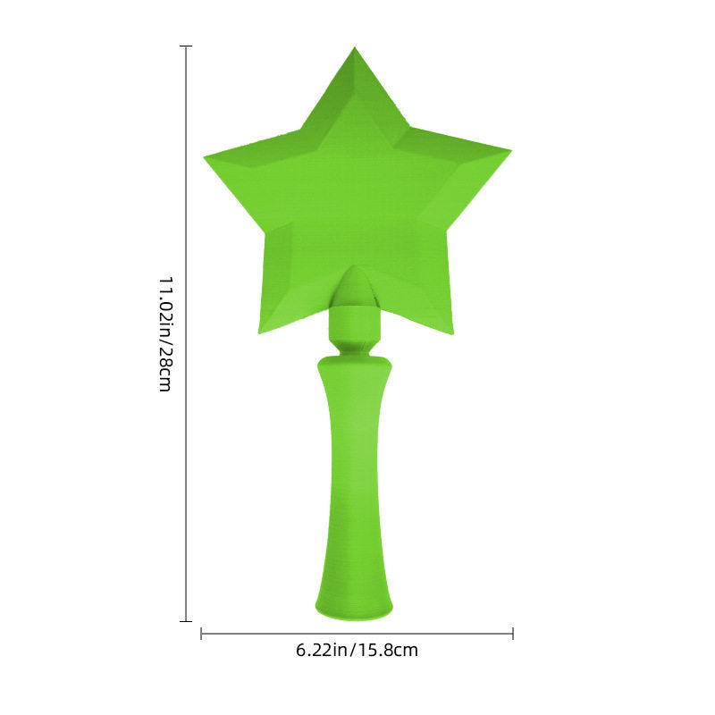 HalloKltty payment stick, star magic wand, 3D printed creative cartoon card holder, transit card swipe fairy wand.