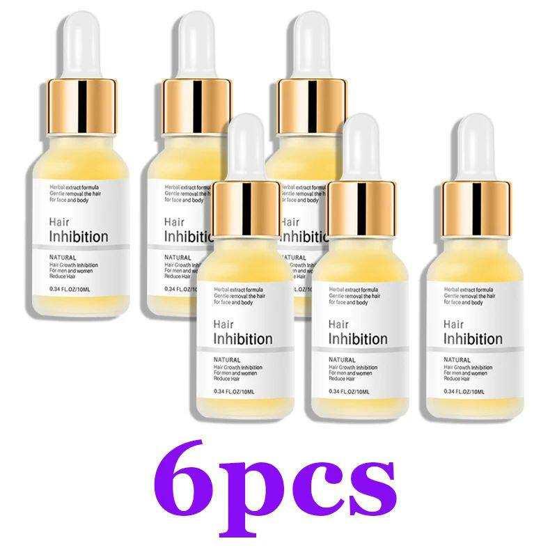 Permanent Quick Hair Removal serum bottle with smooth skin solution for men and women