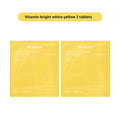 Two yellow face mask packages with 'Biodance' branding on a white background.