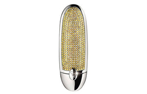 Guerlain Exquisite Gemstone Queen Lipstick Shell Black Gold Radiant Crystal Pink.