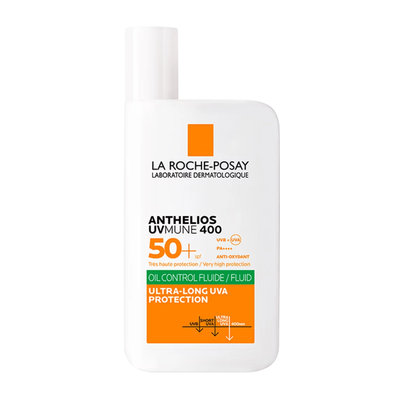 واقي شمس لاروش بوزيه SPF50، عبوة واحدة من إصدار التحكم بالدهون من الأمام