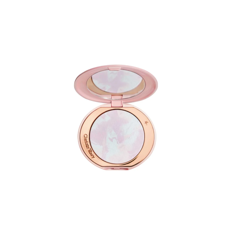 CT Little Silver Plate Kaoren Purple Powder Foundation: Matte Skin Tone Correction, Naturally Brightening.