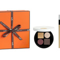 HERMES Four-Color Eyeshadow Palette Mascara Gift Box Makeup Set Naturally Modify Skin Tone 3g+5ml