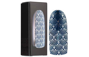 Guerlain Exquisite Gemstone Lipstick Case, Pearl Powder, Peacock Blue Fan