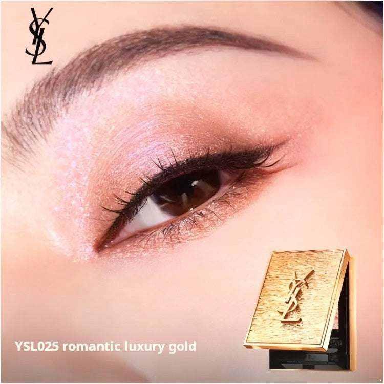 YSL Saint Laurent Limited Edition Quad Eyeshadow Palette Gift Set - Easy to apply, gives a healthy complexion, and doesn't flake. A birthday or New Year's gift for your girlfriend.