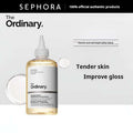 The Ordinary Formula Glycolic Acid & Ergothioneine Toner (AHA Water) to improve radiance.