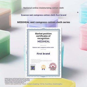 [Korean Net Annual Hot Sale] Mediwell Wet Compress Essence Cotton Pads Soothe, Repair, Hydrate, Moisturize, Cleanse and Brighten.