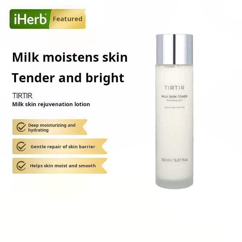TIRTIR Milk Rejuvenation Toner is highly moisturizing, moisturizing, soothing, gentle and non-irritating, creating a dewy skin care.