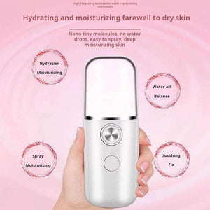 Nano Facial Mister - Portable Deep Hydrating Skin Sprayer.