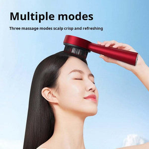 Scalp massager minnow medicine artifact head kneading massage comb red light electric introduction essence hair growth comb