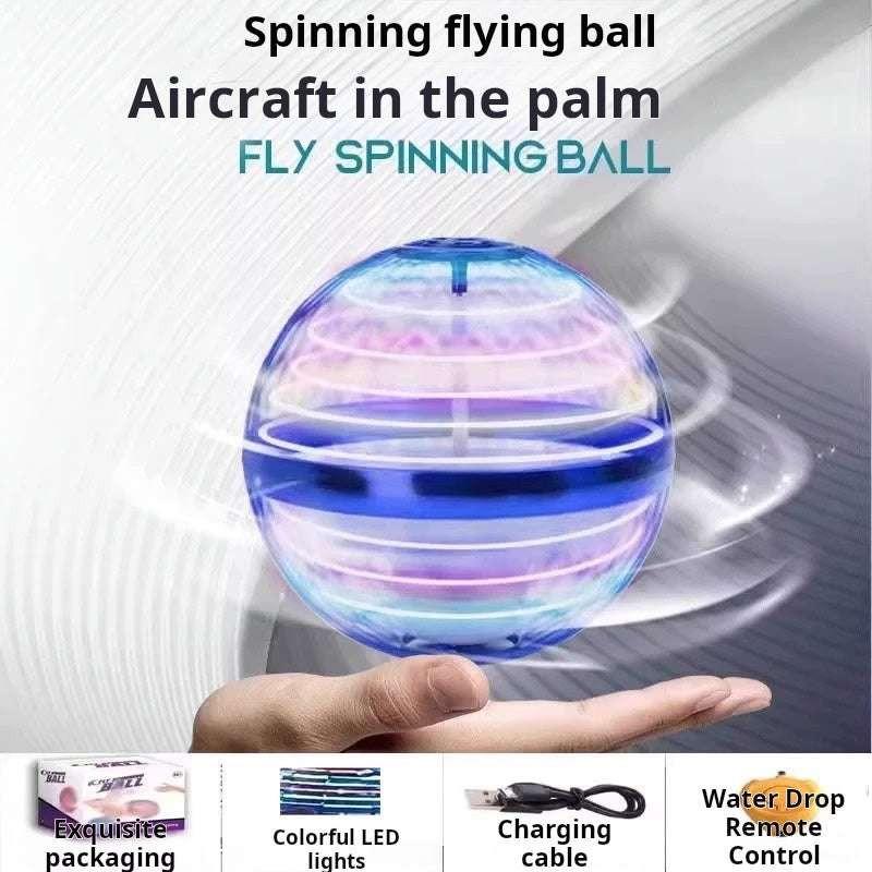 Spinning Flying Ball - LED Boomerang Orb with Remote Control.