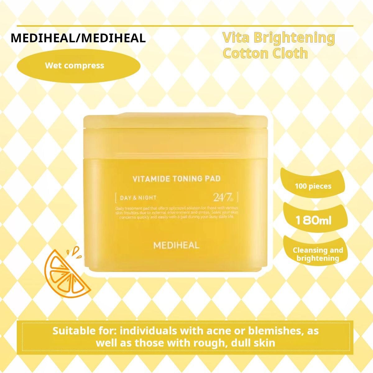 Soothing and Maintaining Stability! Korean Mediheal Cotton Pads: Mediheal Moisturizing Cotton Patches Centella Asiatica Moisturizing Primer.