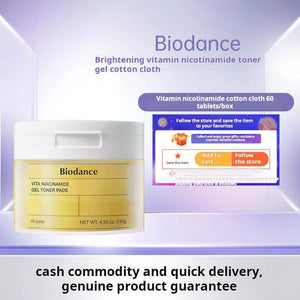 Korean Biodance Collagen Cotton Pads, Gel Moisturizing Serum, Apply to the face before makeup, moisturize, soothe and shrink pores.