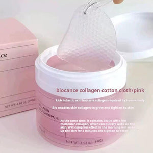 Korean Biodance Collagen Cotton Pads, Gel Moisturizing Serum, Apply to the face before makeup, moisturize, soothe and shrink pores.