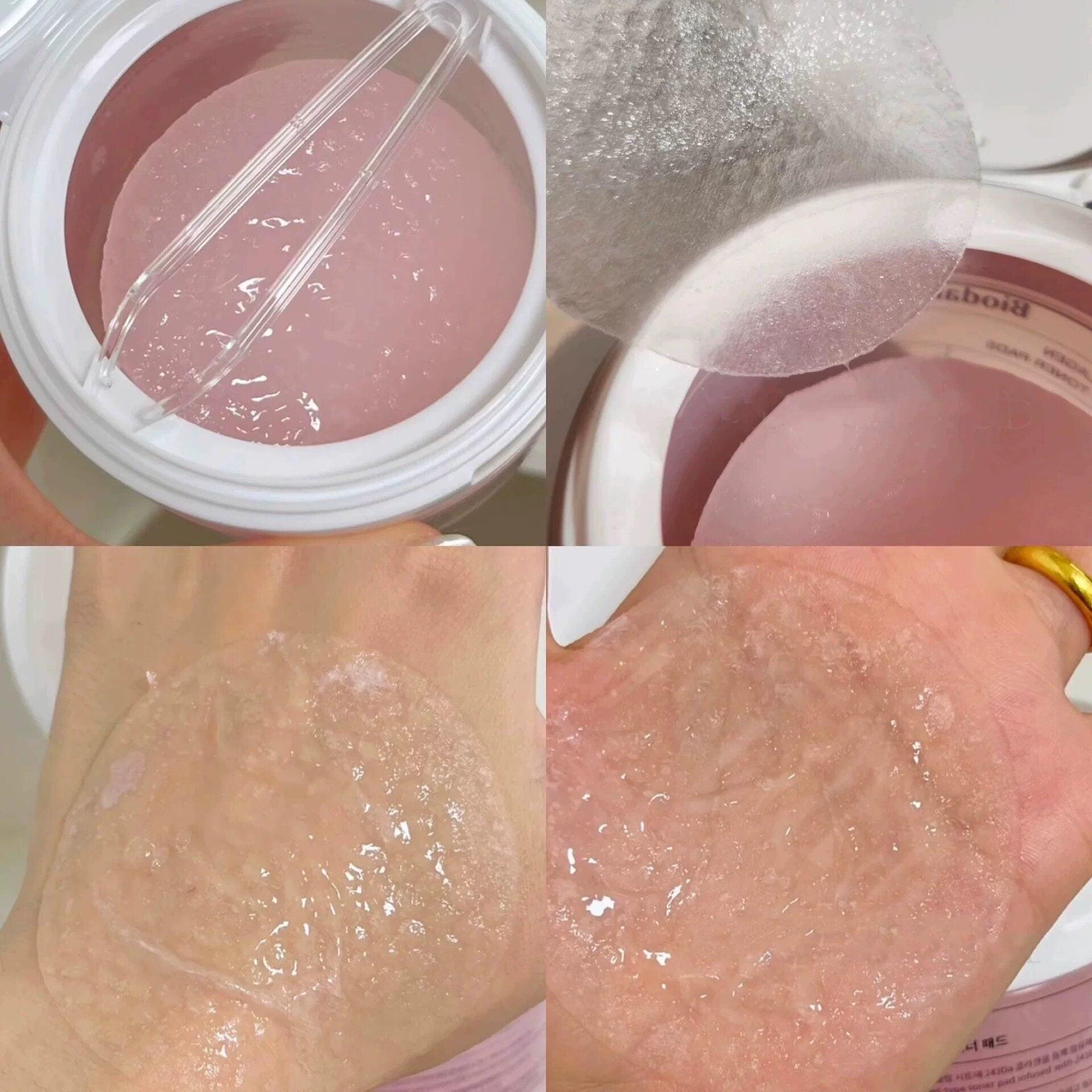 Korean Biodance Collagen Cotton Pads, Gel Moisturizing Serum, Apply to the face before makeup, moisturize, soothe and shrink pores.