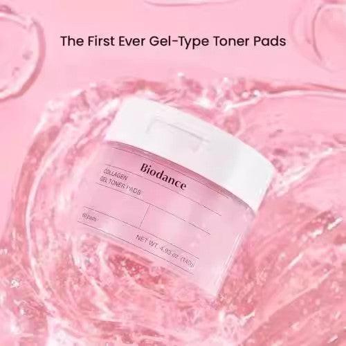 Korean Biodance Collagen Cotton Pads, Gel Moisturizing Serum, Apply to the face before makeup, moisturize, soothe and shrink pores.