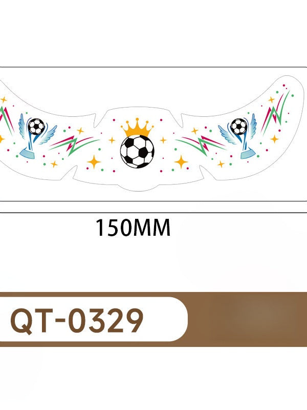 Five stickers for the US, Canada, and Mexico World Cup tattoo stickers, football match support freckles, face stickers, sweat-proof party makeup stickers, and more.
