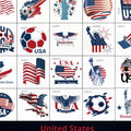 تاتو مؤقت World Cup بتصاميم منتخبات متنوعة وعالية الجودة.