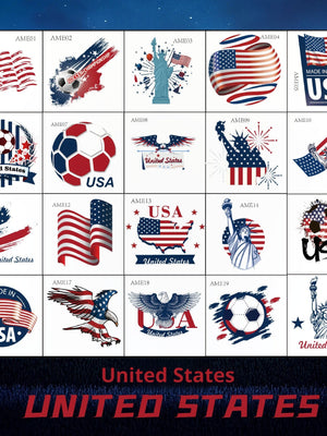 تاتو مؤقت World Cup بتصاميم منتخبات متنوعة وعالية الجودة.