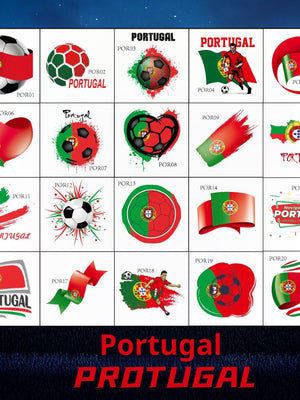 تاتو مؤقت World Cup بتصاميم منتخبات متنوعة وعالية الجودة.