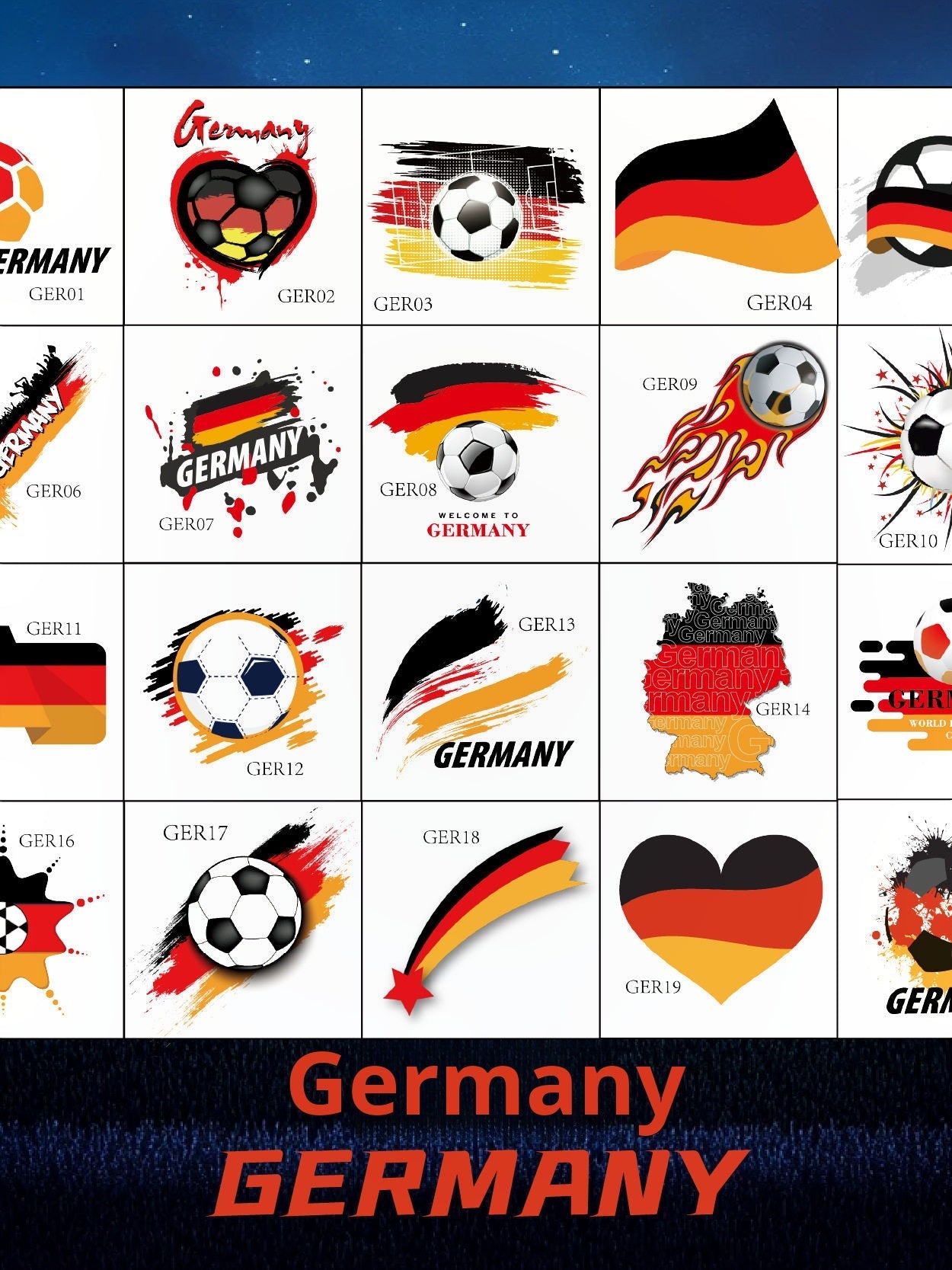 تاتو مؤقت World Cup بتصاميم منتخبات متنوعة وعالية الجودة.