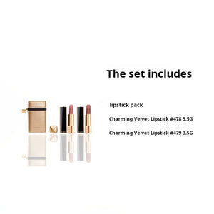 CHANEL Velvet Lipstick Star Makeup Set 478+479 Easy to Apply Natural Cosmetics