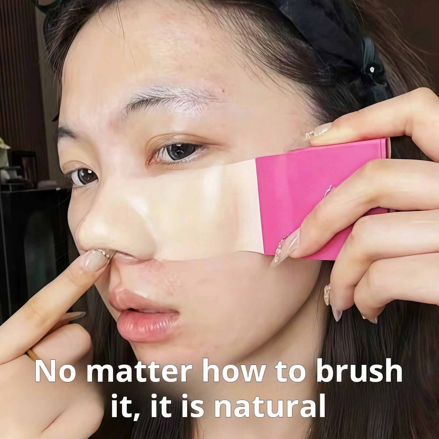 Brush without bristles! Easily get a clear and compliant base Silicone foundation brush 2025 new beauty tool.