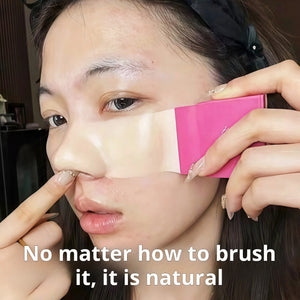 Brush without bristles! Easily get a clear and compliant base Silicone foundation brush 2025 new beauty tool.