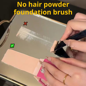 Brush without bristles! Easily get a clear and compliant base Silicone foundation brush 2025 new beauty tool.