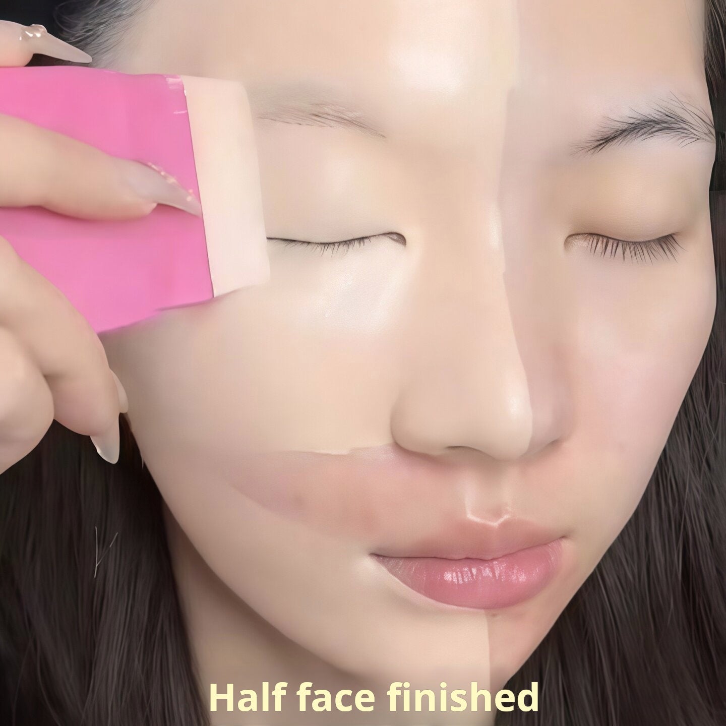 Brush without bristles! Easily get a clear and compliant base Silicone foundation brush 2025 new beauty tool.