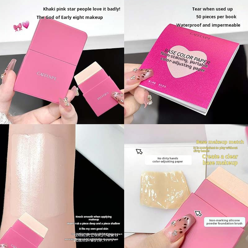 Brush without bristles! Easily get a clear and compliant base Silicone foundation brush 2025 new beauty tool.