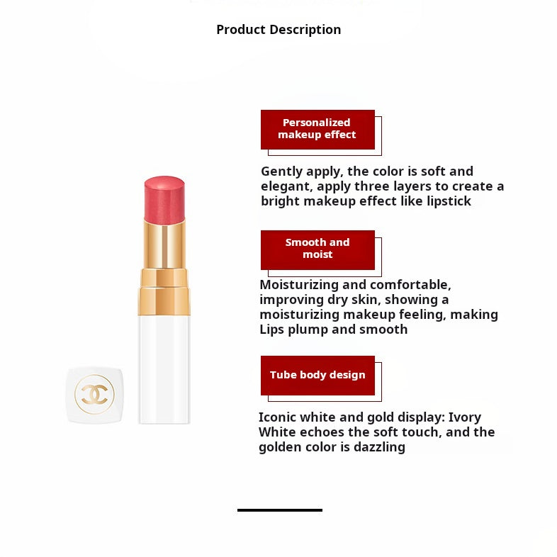 CHANEL Coco Lady Lip Balm Soft Matte Moisturizing and Moisturizing 3g Cosmetics and Skincare Products.