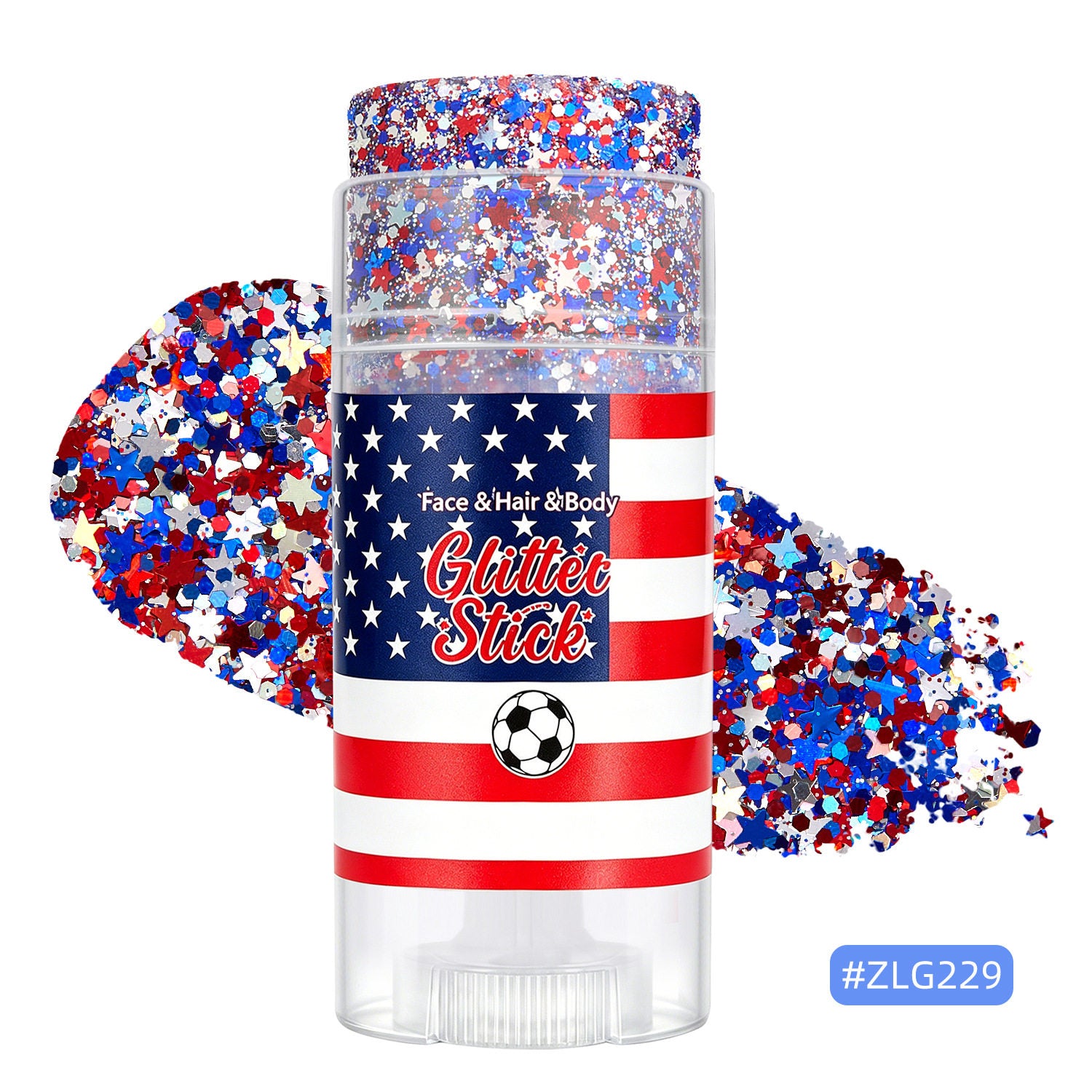 Sequin glue sticks, concert music festival glitter film beauty tools, facial makeup for sports matches, parties, and photo props.