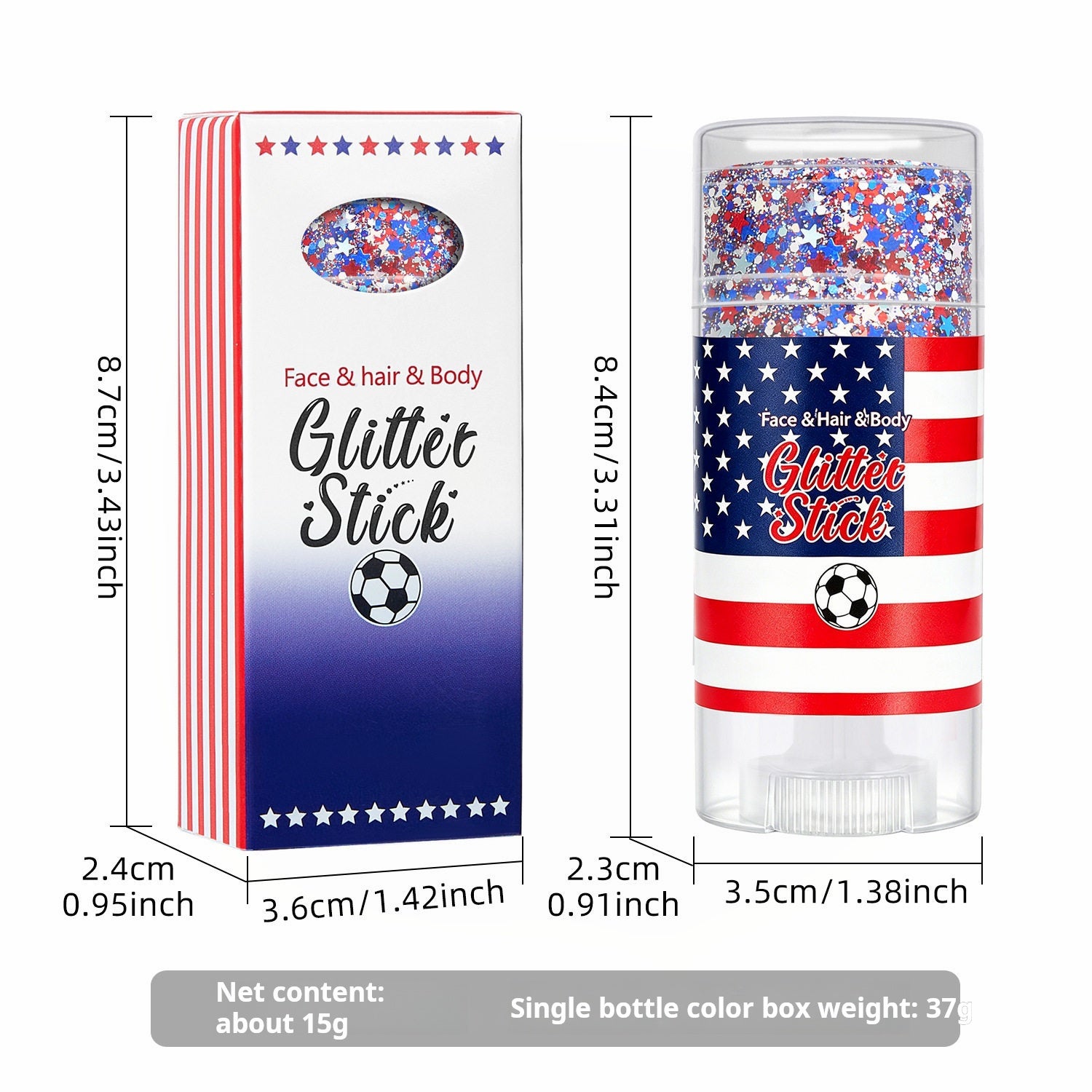 Sequin glue sticks, concert music festival glitter film beauty tools, facial makeup for sports matches, parties, and photo props.