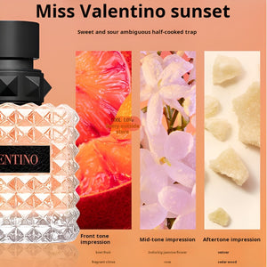 Valentino Lady Sunset Orange Rhapsody Women's Perfume Floral & Fruit Notes Esteve EDP Jasmine Blackcurrant 30ml 50ml 100ml Birthday Gift.