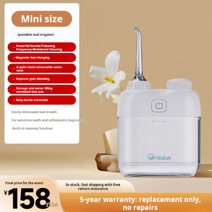 Portable Dental Irrigator Orthodontic Special Mini Home Scaler Mini Dental Scaler Water Flosser Travel Gift.