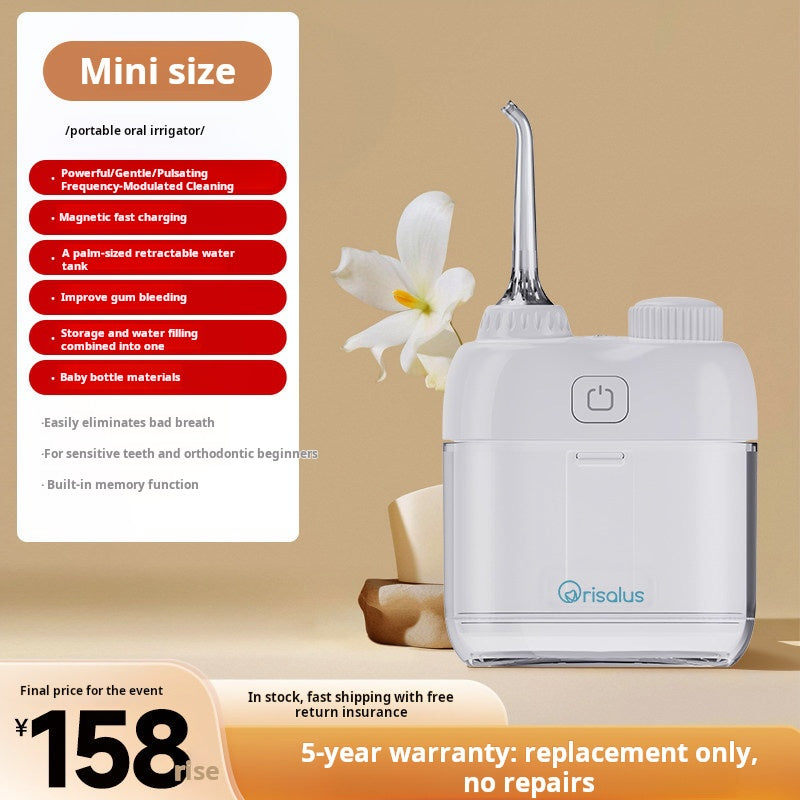 Portable Dental Irrigator Orthodontic Special Mini Home Scaler Mini Dental Scaler Water Flosser Travel Gift.
