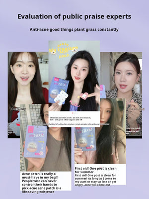 Korean Daxiong Pharmaceutical Magnesium Microcrystal Acne Patch, Acne Removal Patch, Invisible Concealer, Acne Scar Emergency Patch, 6 pieces