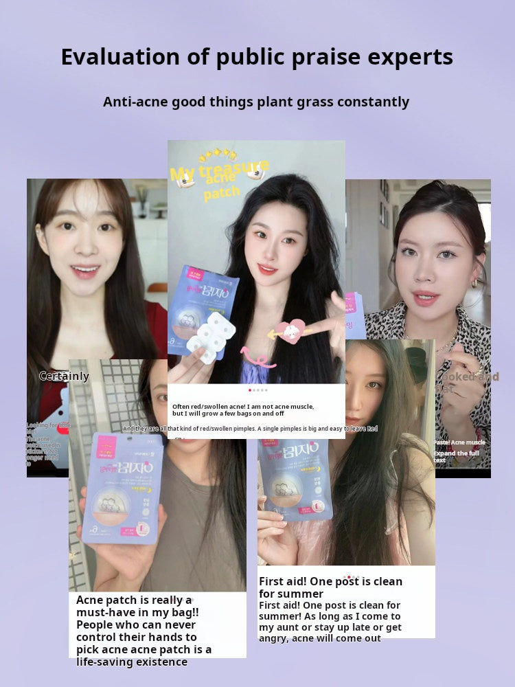 Korean Daxiong Pharmaceutical Magnesium Microcrystal Acne Patch, Acne Removal Patch, Invisible Concealer, Acne Scar Emergency Patch, 6 pieces